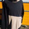 Sudadera Gender beix y negra