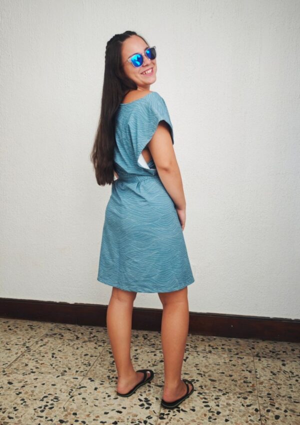 Vestido Cruzado y Reversible Multitalla – Colección Onda